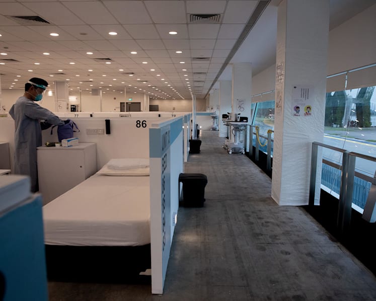 Covid-19 treatment facility at F1 Pit Building to accept patients from Nov 9