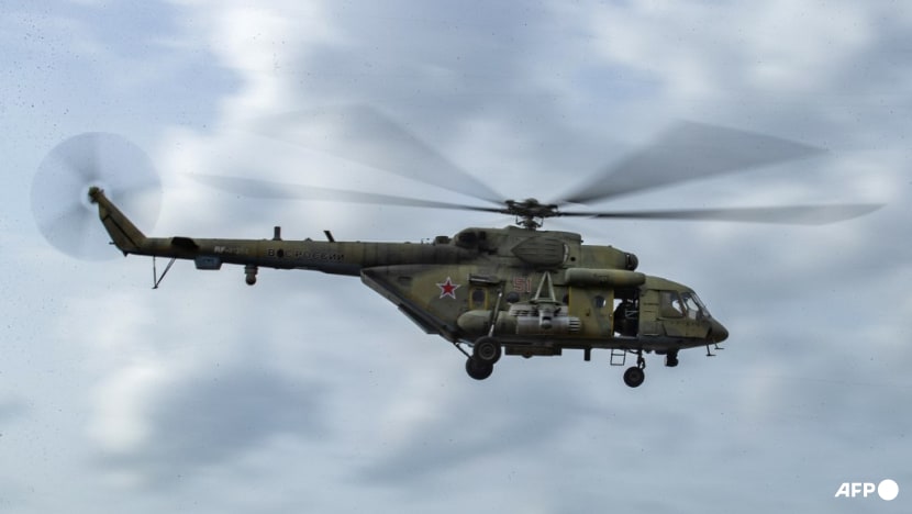 Ukraine says naval drone destroys Russian helicopter for first time Ukraine says naval drone destroys Russian helicopter for first time