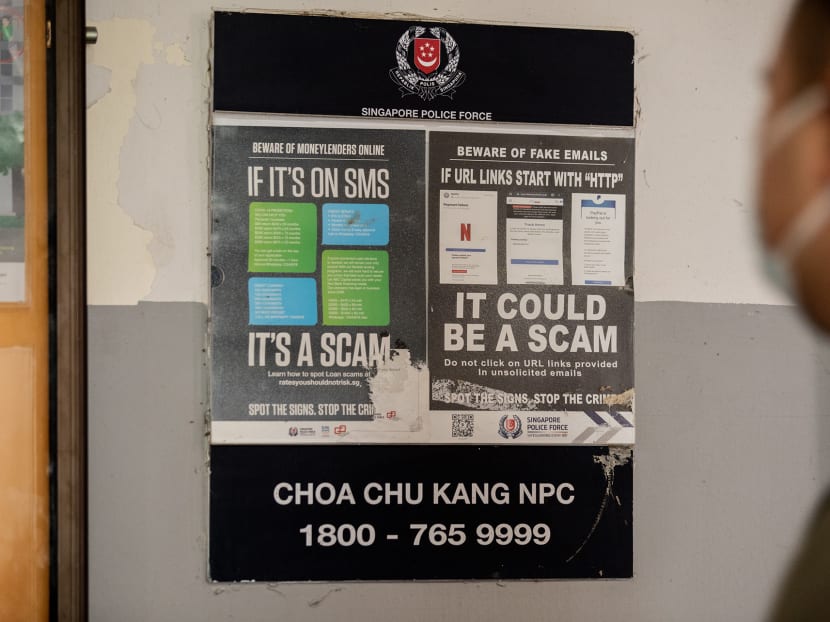 The increase in total crime reports in 2021 was driven by a surge in scam cases, the Singapore Police Force said on Feb 16, 2022.