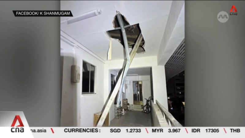 Construction work at Chong Pang site halted after metal bar crashes into HDB block 