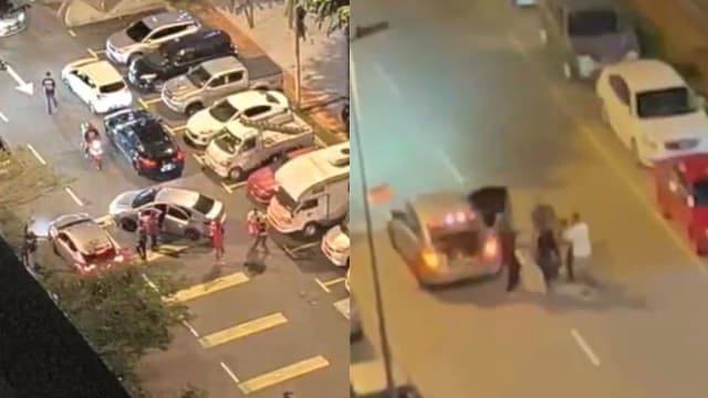 马国男子被人拖进后车厢掳走  警称是群殴非绑架