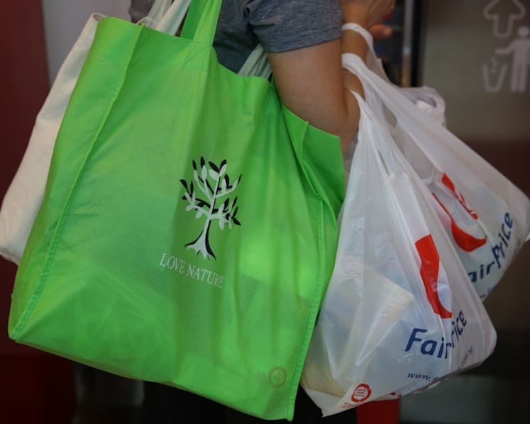 NEA seeks public's views on proposal for supermarkets to charge 5 to 10 cents per plastic bag from 2023