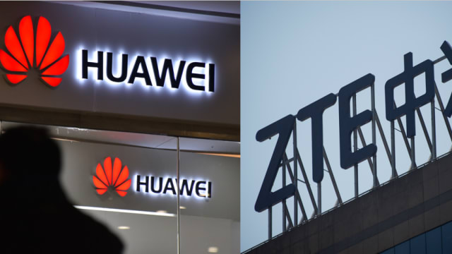 美国宣布禁止入口华为和中兴电信设备
