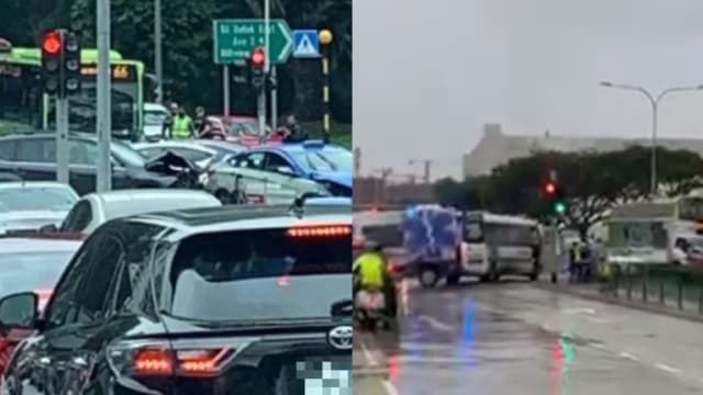 全岛下起长命雨 树木倒塌 车祸频传