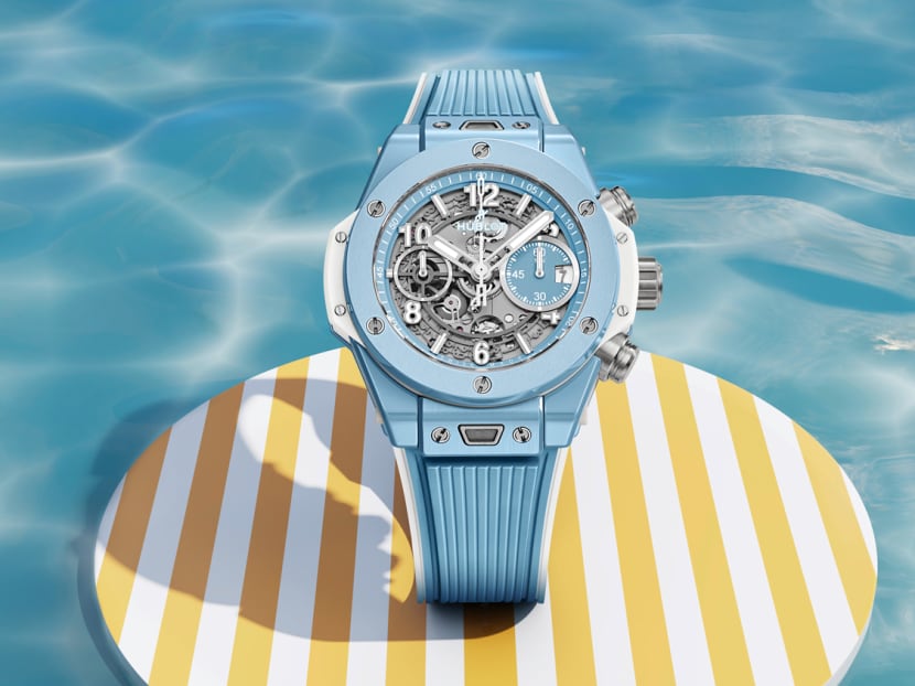 The Hublot Big Bang Unico Sky Blue is back in a new, more accessible size The Hublot Big Bang Unico Sky Blue is back in a new, more accessible size