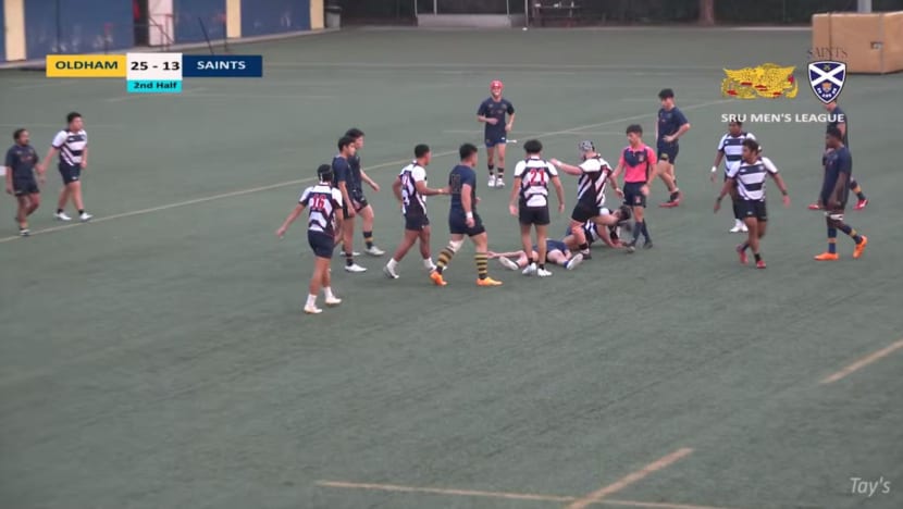 Fight breaks out in Singapore rugby match after player kicks opponent who lay motionless