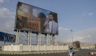 US strikes Houthi strongholds in Yemen where leaders are hiding: Sources