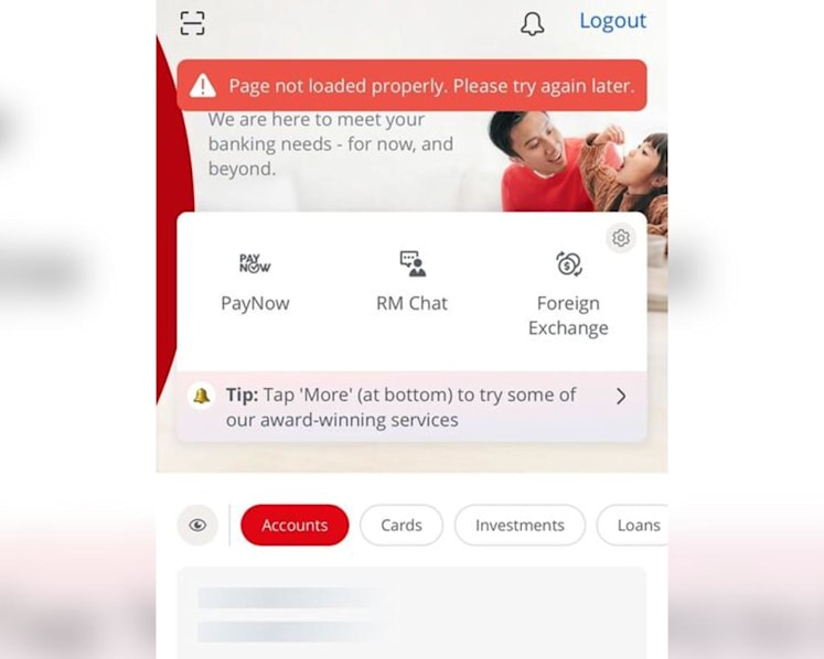 OCBC mobile app, internet banking services back to normal after brief disruption