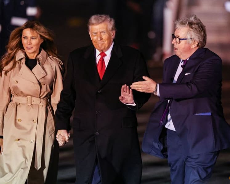 Trump arrives in Britain for second state visit