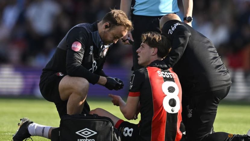 Bournemouth's Scott to undergo surgery after breaking jaw during Villa loss