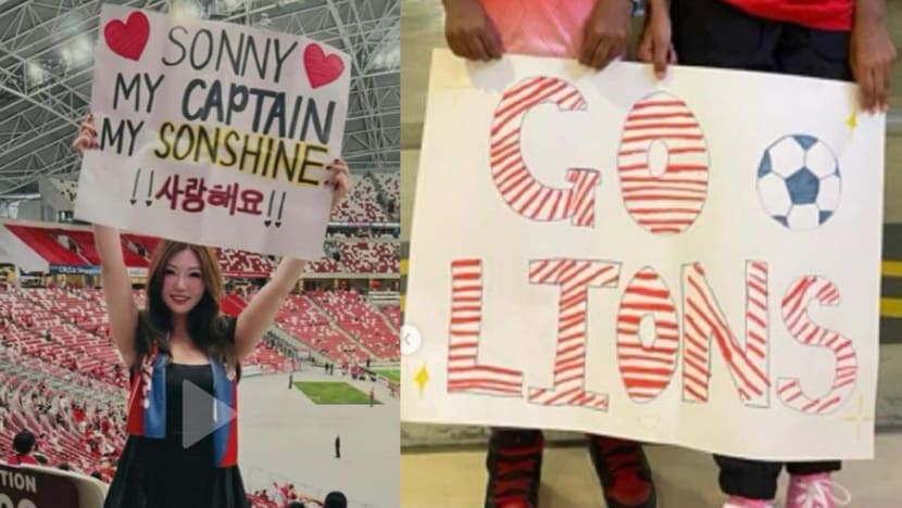 Kids stopped from bringing poster in support of Lions against South Korea as it was larger than allowed Kids stopped from bringing poster in support of Lions against South Korea as it was larger than allowed