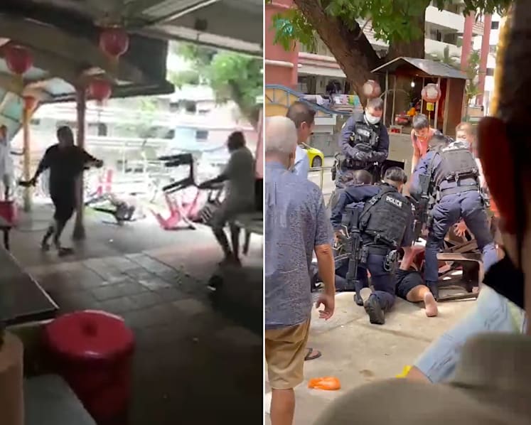 Man arrested after slashing incident near coffee shop in Jalan Bukit Merah
