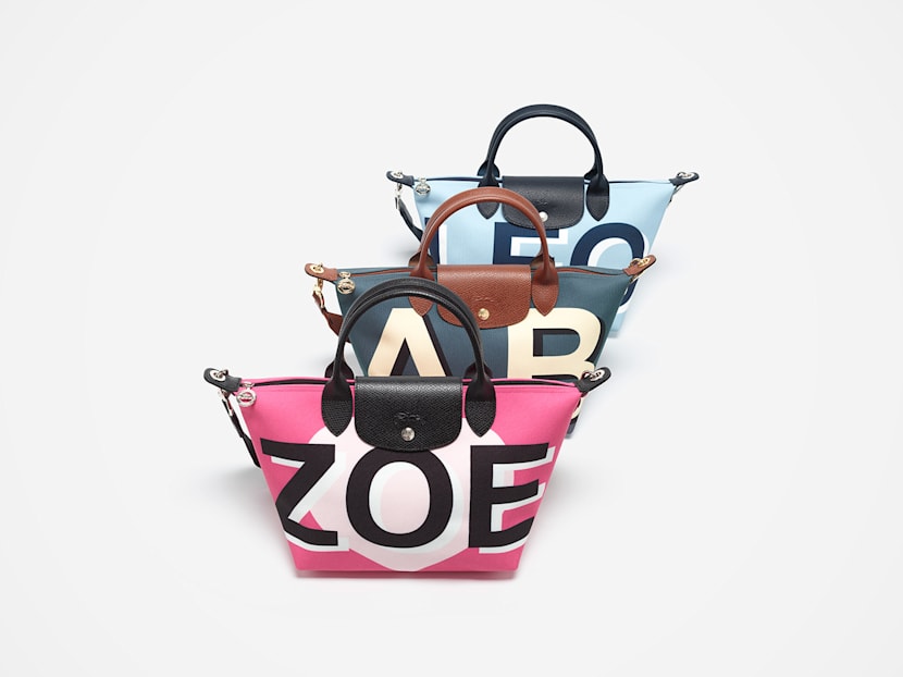 Personalise the fold: Longchamp’s Le Pliage gets a custom twist