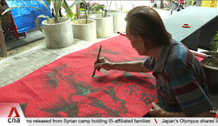 Malaysian seniors turn to traditional calligraphy for a sense of calm