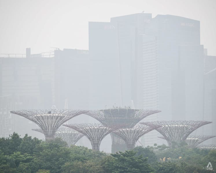 Air quality in Singapore sees slight improvement; 1-hour PM2.5 readings elevated in two regions