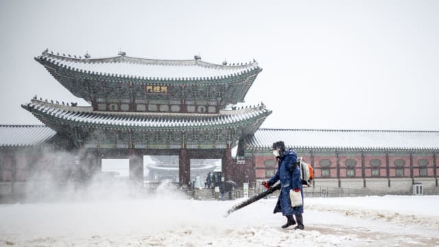 韩国将迎来最强寒潮 气温将降至最低摄氏零下21度