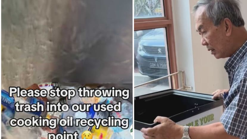 Soiled nappies instead of used cooking oil: Biofuel firm urges public not to dump trash into recycling bins