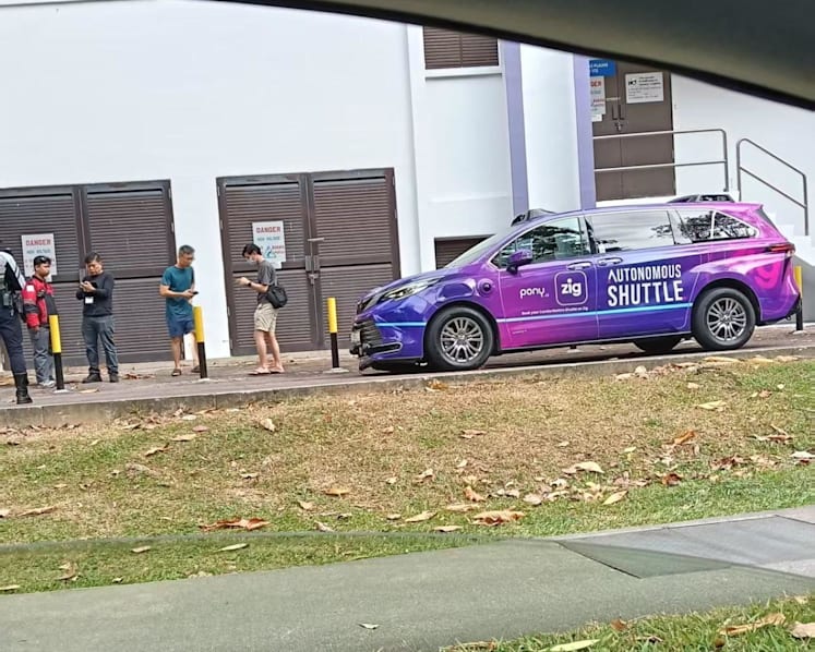 ComfortDelGro self-driving car hits road divider during testing in Punggol; no one hurt