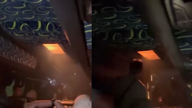 新隆长巴途中起火 乘客惊慌大喊“停车”