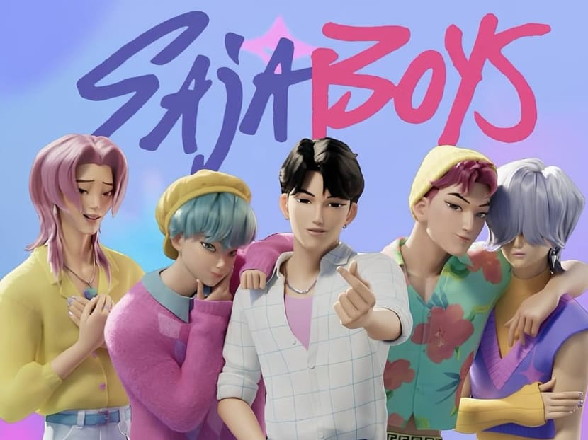 Saja Boys, the fictional group from Netflix's K-pop Demon Hunters, tops US Spotify chart