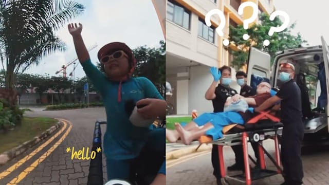 五岁女童向救护人员和病患打招呼 天真模样融化网民心