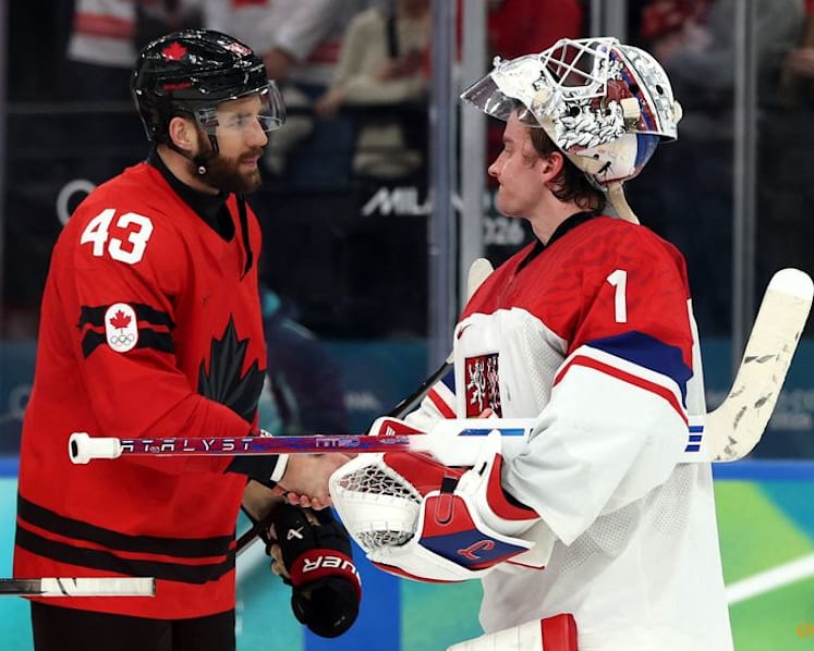 Ice hockey-Canada survive OT thriller with Czechs to reach men's semis