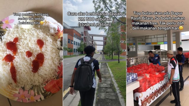 每月开销不到300令吉 马国大学生积极性格获网民赞