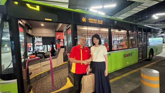 高峰时段往返榜鹅与樟宜机场 新巴士服务投入运作