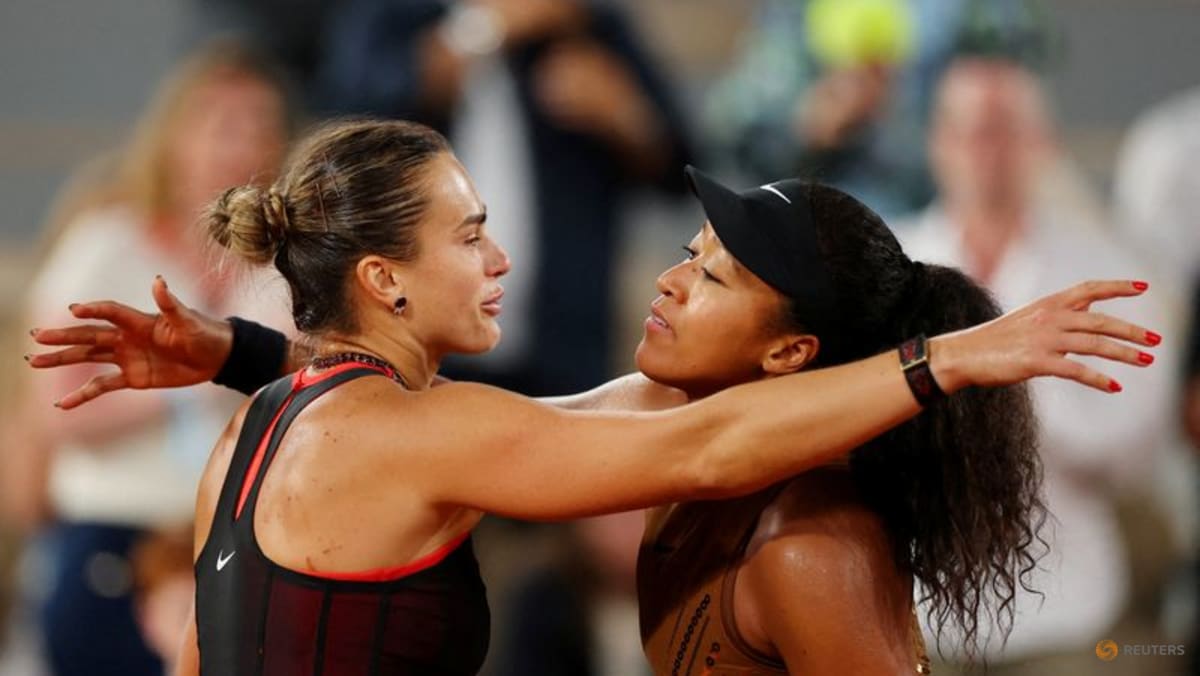 Relentless Sabalenka beats Osaka to reach French Open quarters