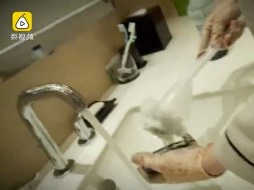 Cleaners at three of the city’s hotels – one Sheraton, one Shangri-La and one Kempinski – had been filmed violating the standard hotel cleaning process for guest rooms. Photo: SOUTH CHINA MORNING POST