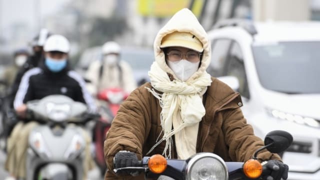 寒流来袭 越南北部地区气温骤降