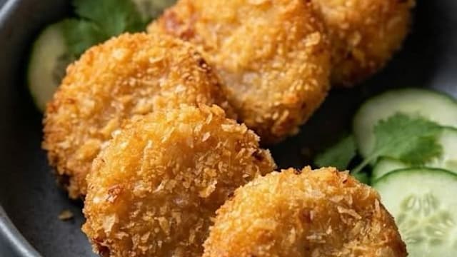 食谱：鲜虾马铃薯饼