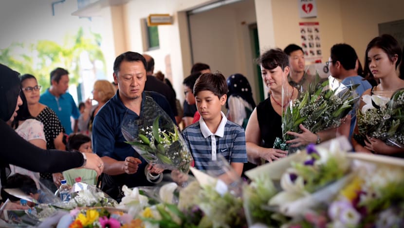 Sabah quake: Visitors stream in to show support at Tanjong Katong Primary School