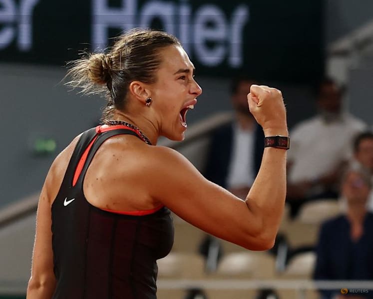 Relentless Sabalenka beats Osaka to reach French Open quarters