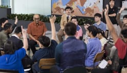 Has President Tharman ever fought with his wife? Atypical ‘journalists’ do the asking