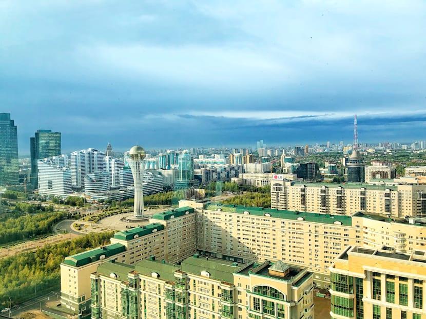 In Kazakhstan’s capital, no Borat, only gleaming skyscrapers and modern architecture