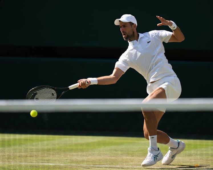 Dashing Djokovic matches Federer with 105th Wimbledon match win