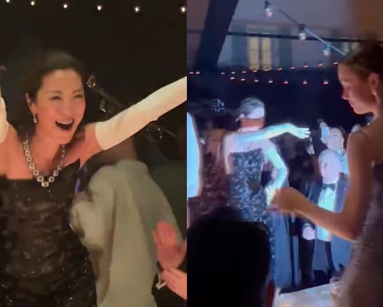 Michelle Yeoh, 60, gets her groove on with Brie Larson at the Cannes Film Festival