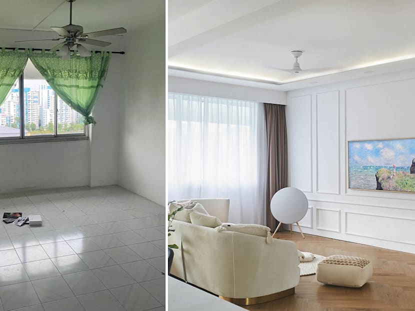 Before & After: A 32-Year-Old Resale Flat Transformed Into A Modern Luxe Home That Looks Like A Brand-New Condo