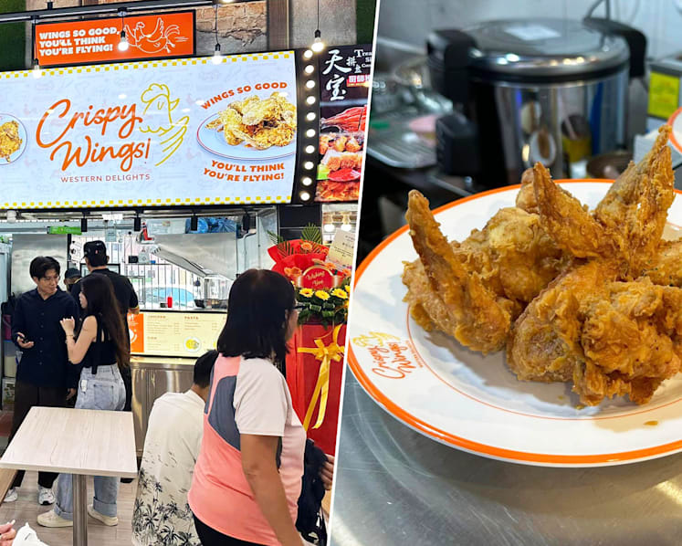 Chai Chee western food stall sells crispy fried chicken wings at just $1 each