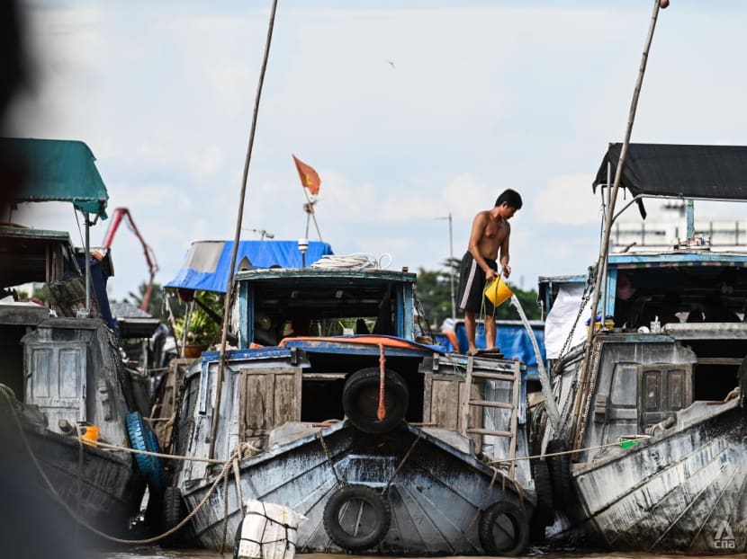Salt rising, river slowing: Climate change drives harsh realities for people in the Mekong Delta