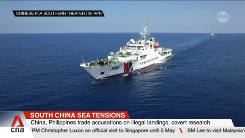 South China Sea tensions: China, Philippines trade accusations on illegal landings, covert research 