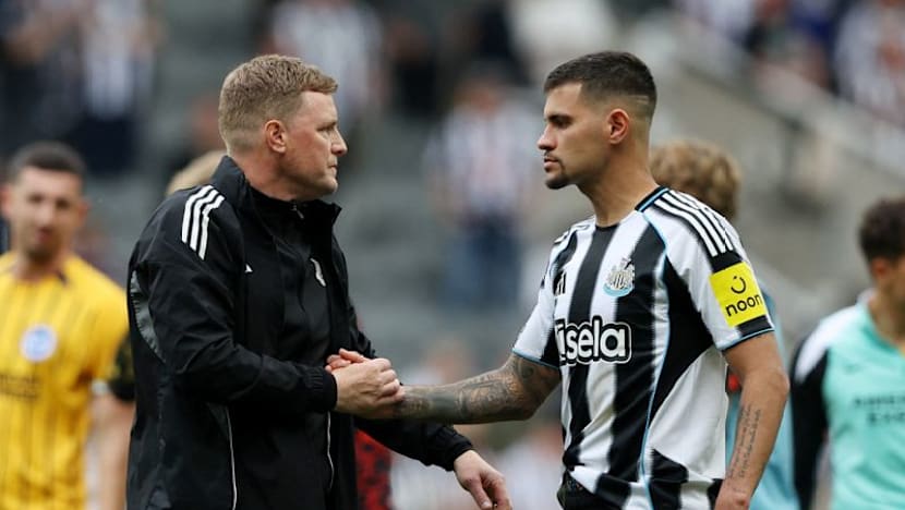 Newcastle boss Howe uncertain about Guimaraes' future