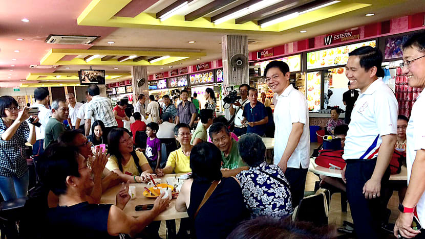 Lawrence Wong hits the ground at Marsiling-Yew Tee
