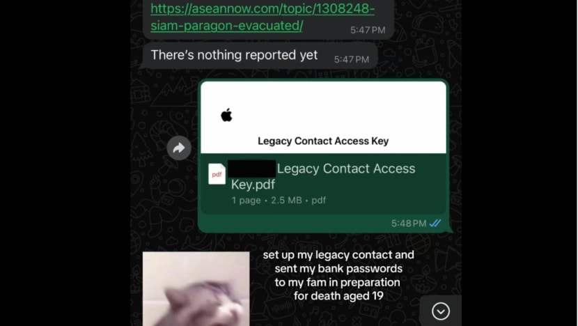 #trending: Singaporean's use of legacy contact during Siam Paragon shooting sparks curiosity about Apple feature
