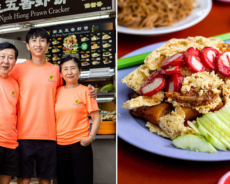 Xin Sheng Ngoh Hiang Prawn Cracker’s 3rd-gen hawker worked 20 hours a day to learn how to run family's store 