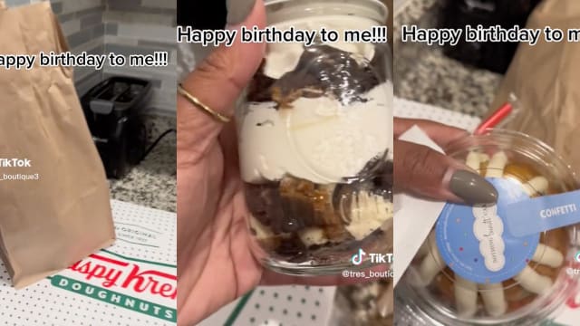 生日优惠一个也不错过！ 美国妇女满载而归获网赞