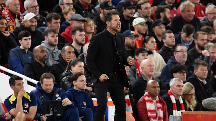 I was insulted for 90 minutes, says Simeone, after Anfield red card