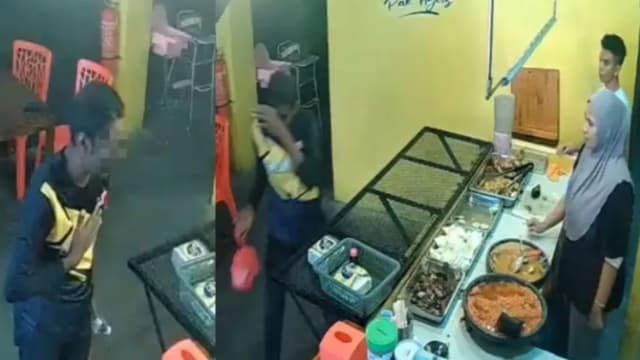 马国父亲放下身段讨食物 “可以给我两包饭让孩子充饥吗”