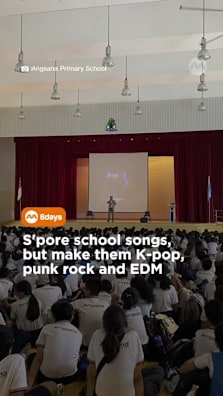 Brb, vibing to these school anthem bangers 🎧🕺 #8dayssg #8dayssgtrending #school #schoolsong #remix